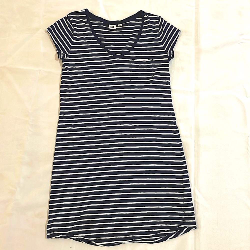 Gap Navy Stripe Summer Dress